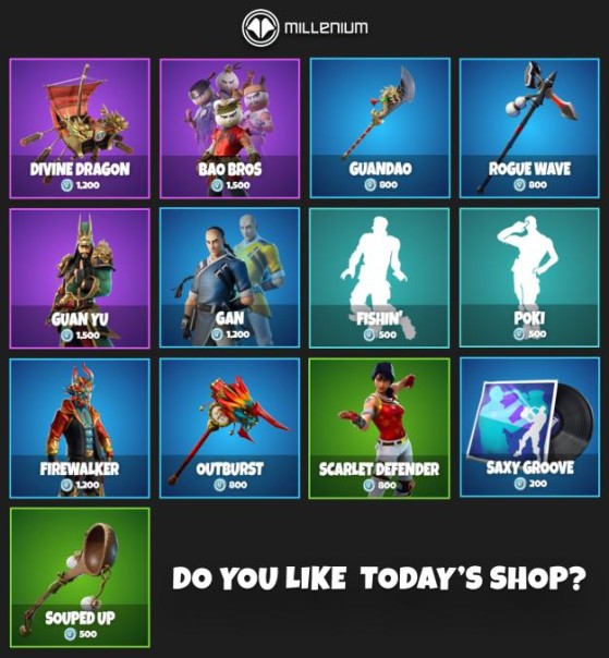 What Is In The Fortnite Item Shop Today Gan Makes His Debut On January 24 Millenium
