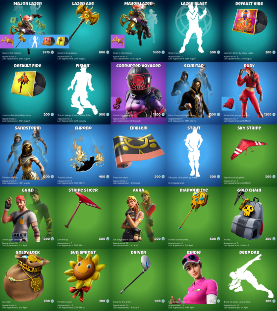 What is in the Fortnite Item Shop today? Major Lazer is ...
